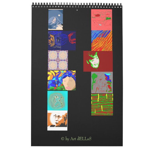 Kunstkalender カレンダー (裏面)