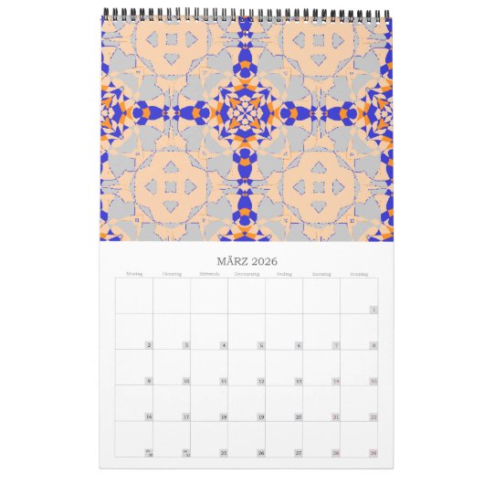 Kunstkalender カレンダー (3月 2026)