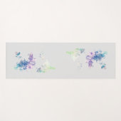 Künstlerische Weltkarte ヨガマット (正面(横))