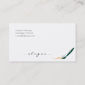 Kunstmaler 名刺 (裏面)