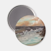 Kunstmelerei "Mereslauschen"ボブ・ロス マグネット (正面/裏面)