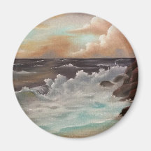 Kunstmelerei "Mereslauschen"ボブ・ロス