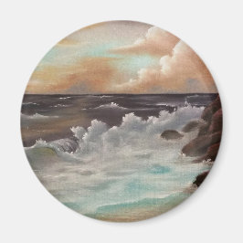 Kunstmelerei "Mereslauschen"ボブ・ロス マグネット