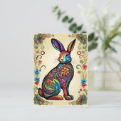 Kunstvoller Osterhase 5 ポストカード (スタンド正面)