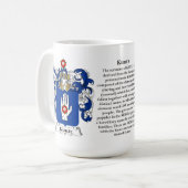 Kuntz、起源、意味および頂上 コーヒーマグカップ (正面左)