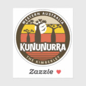 Kununurra, Western Australiaステッカー シール (シート)