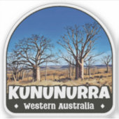 Kununurra, Western Australiaステッカー シール (正面)