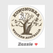 Kununurra, Western Australia Boabステッカー シール (シート)