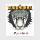 Kununurra, Western Australia Crocodile Sticker シール (シート)
