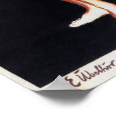 KUNZE KAFFEE Coffee Beans Vintage Food Advertising ポスター (角)