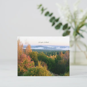 Kuopio、フィンランド、秋の風景、 ポストカード