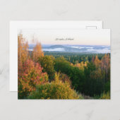 Kuopio、フィンランド、秋の風景、 ポストカード (正面/裏面)