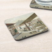 Kupang、ティモールの大工仕事の研修会は、6つをからのめっきします コースター (左側)