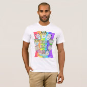 Kupkat rainbow T-shirt  Tシャツ (正面フル)