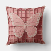 Kupu Spiral Grid 3D Batik Motif クッション (裏面)