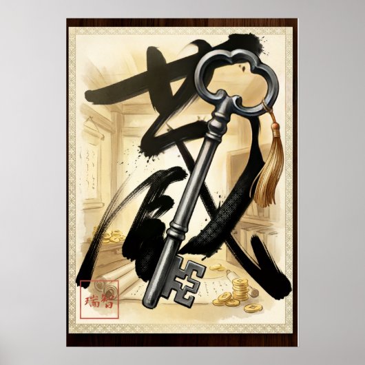 Kura: Treasure House Kanji Calligraphy 260030019 ポスター (正面)