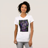 KuraCore 天使 マイクロモザイク 3D サイバー Tシャツ (正面フル)