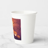 Kürbis Halloween Papbecher – Buntes Partygeschirr 紙コップ (左)