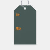 Kürbishexe im Katzenkostüm -  ギフトタグ (裏面)