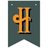 Kürbishexe im Katzenkostüm -  バンティングフラッグ (第2の旗)