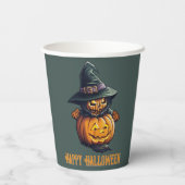 Kürbishexe im Katzenkostüm - 紙コップ (裏面)