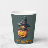 Kürbishexe im Katzenkostüm - 紙コップ (正面)