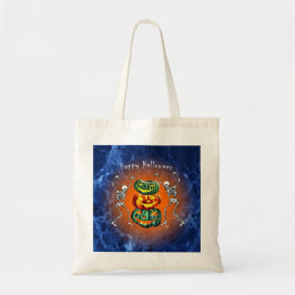 Kürbispyramide mit Skeletten トートバッグ