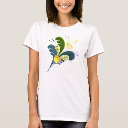 Kurbits flower design for women tシャツ (正面)