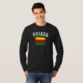 Kurdish Kurds Rojava Flag Freedom Kurdistan Tシャツ (正面フル)