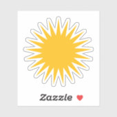 Kurdish Roj symbol シール (シート)