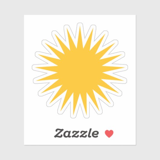 Kurdish Roj symbol シール (シート)