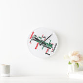 Kurdistan City Clock ラウンド壁時計 (ホーム)