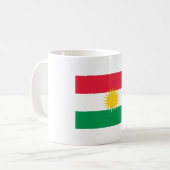 kurdistan_flag コーヒーマグカップ (正面左)