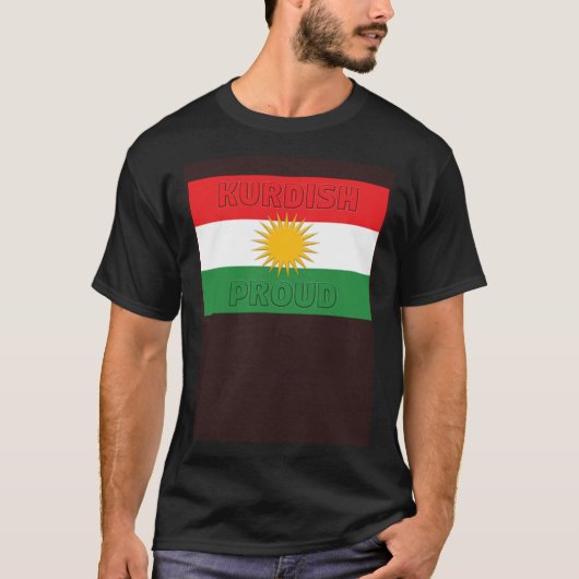 Kurdistan Flag Kurdi Flag for Newroz Tシャツ (正面)