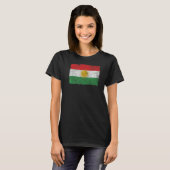 KURDISTAN FLAG KURDS OF TURKEY IRAN IRAQ SYRIA 2 Tシャツ (正面フル)