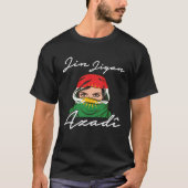 Kurdistan Jin Jiyan Azadi Flag Tシャツ (正面)