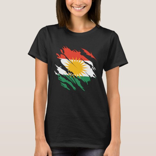 Kurdistan Kurdish Tシャツ (正面)