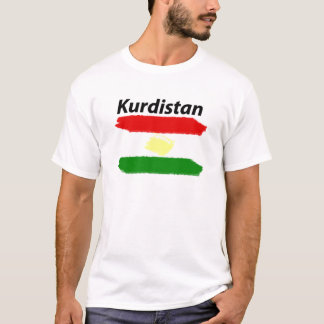 Kurdistan Kurdishe flag Tシャツ