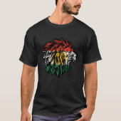 Kurdistan Lion Head Kurdish 4 Tシャツ (正面)