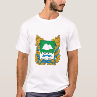 Kurganのoblastの紋章付き外衣 Tシャツ