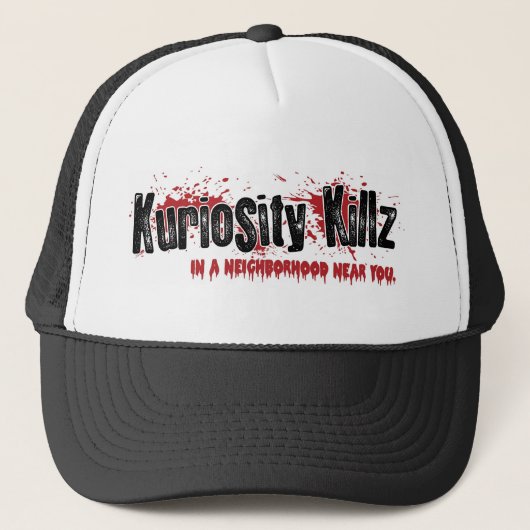 Kuriosity Killz -トラック運転手の帽子 キャップ (正面)