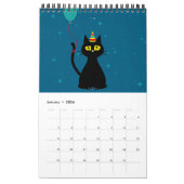Kuro Catto 2026 Calendar カレンダー (1月 2026)