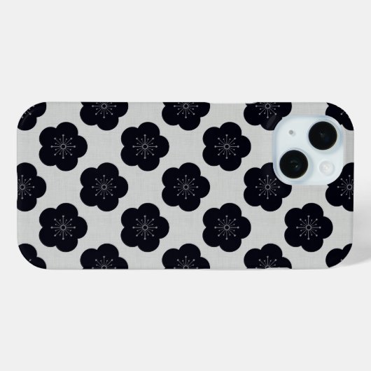 KURO UME - Bold-White Case-Mate iPhoneケース (裏面 (横))
