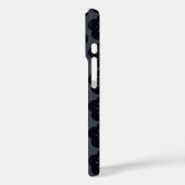 KURO UME - Seamless - Gray Case-Mate iPhoneケース (裏面 / 左)
