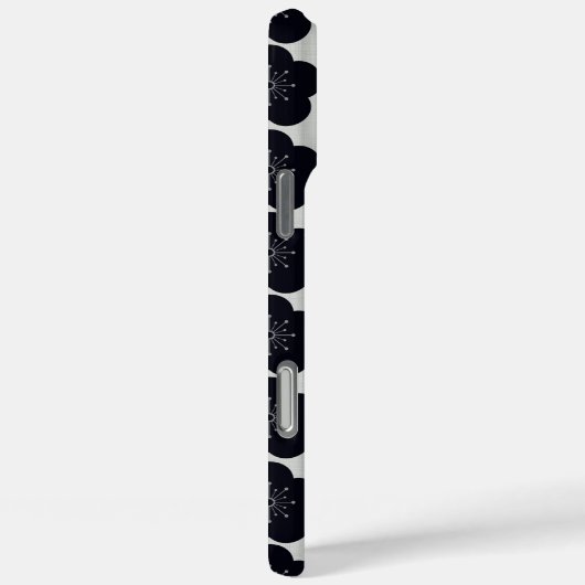 KURO UME - Seamless - White Case-Mate iPhoneケース (裏面 / 右)