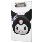 Kuromi and My Melody plushie clipboard クリップボード (左)