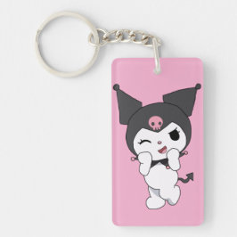 Kuromi Double-Sided Acrylic Keychain | Cute Sanrio キーホルダー