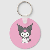 Kuromi Double-Sided Aluminium Keychain  キーホルダー (裏面)