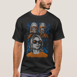 Kurt Cobain Illustration Tシャツ