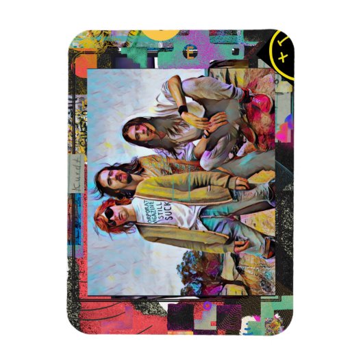 Kurt, Dave & Chris Square  マグネット (縦)